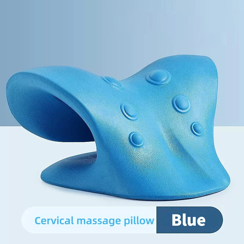 Neck Shoulder Stretcher Relaxer Cervical Chiropractic Traction Device Head Back Relaxer for Pain Relief Cervical Spine Alignment