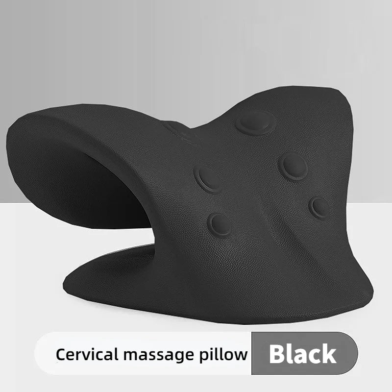 Neck Shoulder Stretcher Relaxer Cervical Chiropractic Traction Device Head Back Relaxer for Pain Relief Cervical Spine Alignment