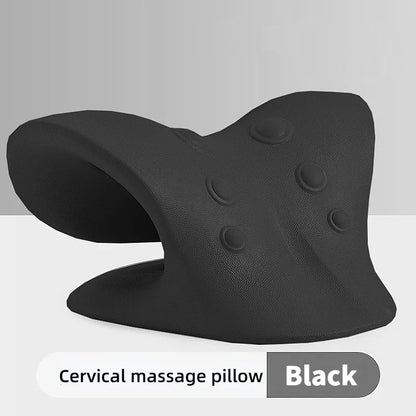 Neck Shoulder Stretcher Relaxer Cervical Chiropractic Traction Device Head Back Relaxer for Pain Relief Cervical Spine Alignment