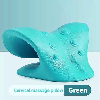 Neck Shoulder Stretcher Relaxer Cervical Chiropractic Traction Device Head Back Relaxer for Pain Relief Cervical Spine Alignment